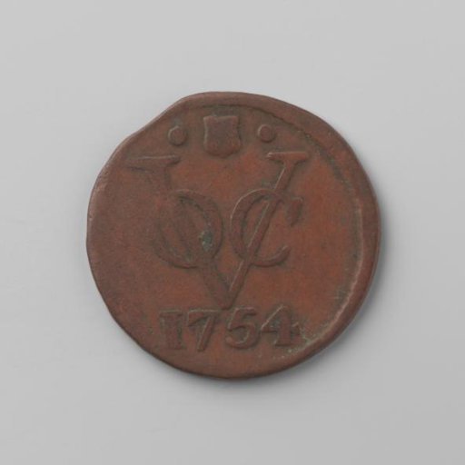Duit of the VOC from the city of Utrecht, 1754