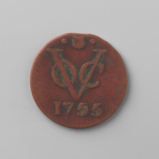 Duit of the VOC from the city of Utrecht, 1755