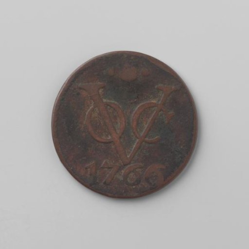 Duit of the VOC from the city of Utrecht, 1766