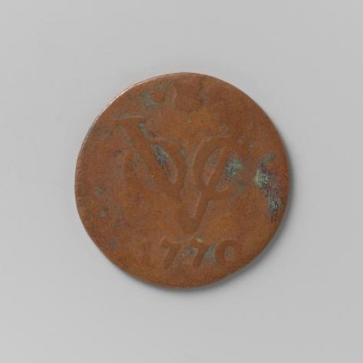 ½ duit of the VOC from the city of Utrecht, 1770