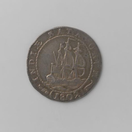 ¼ guilder for the Dutch East Indies, 1802
