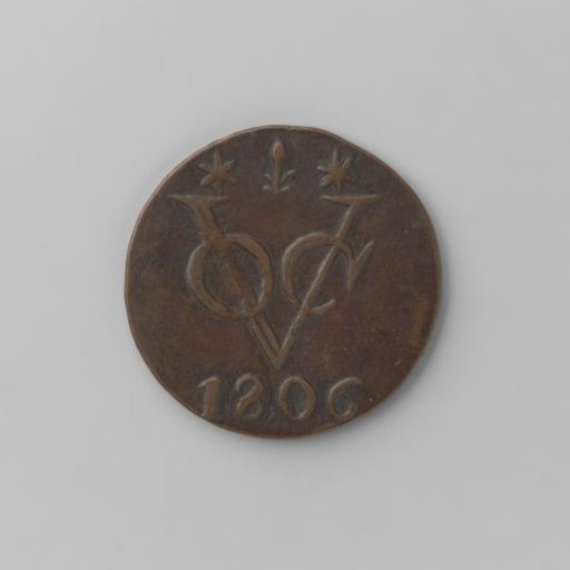 Duit for the Dutch East Indies from Gelderland, 1806