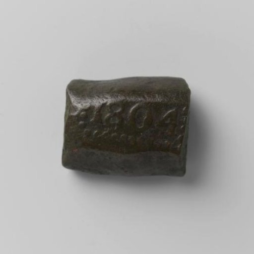 Chunk of 1 stuiver of the Dutch East Indies, 1804