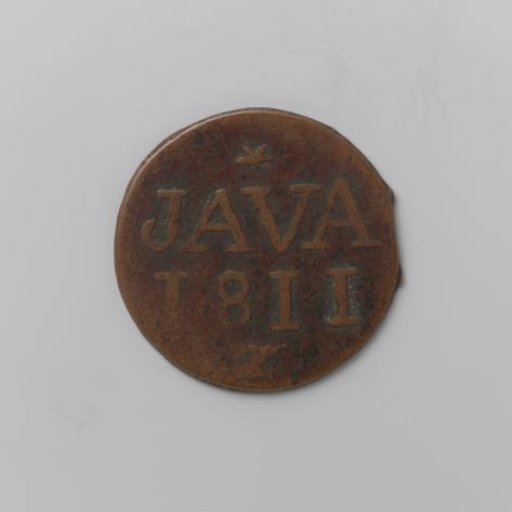 Duit for the Dutch East Indies during British rule, 1811