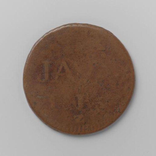 Stuiver for the Dutch East Indies during British rule, 1815