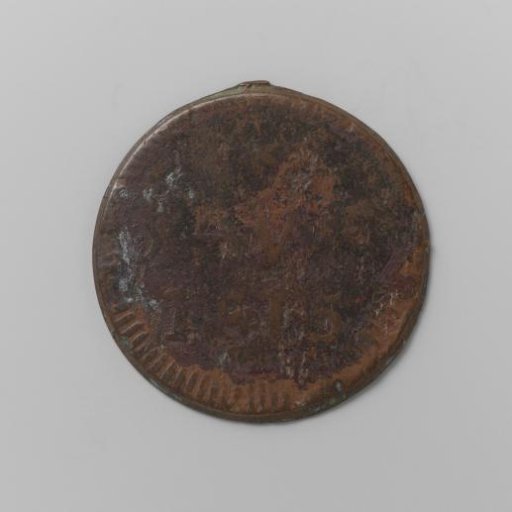 Half stuiver for the Dutch East Indies during British rule, 1815