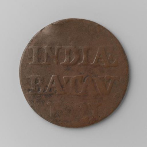 ½ stuiver of the Dutch East Indies, 1821
