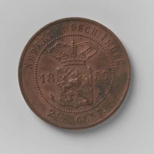 2½ cents of the Dutch East Indies, 1857