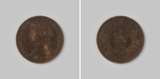 Cent from Nova Scotia, Canada, 1861