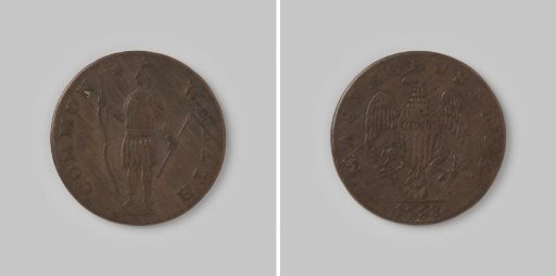 Cent from Massachusetts, 1788