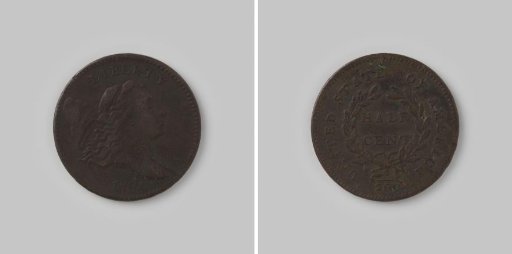 ½ cent from the United States of America, 1794