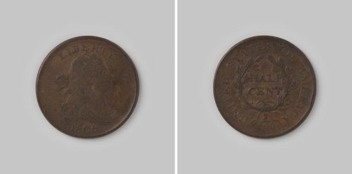 ½ cent from the United States of America, 1806