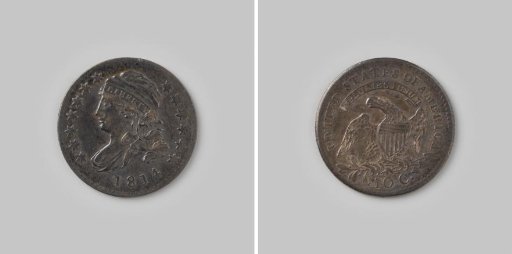 Dime or 10 cents from the United States of America, 1814