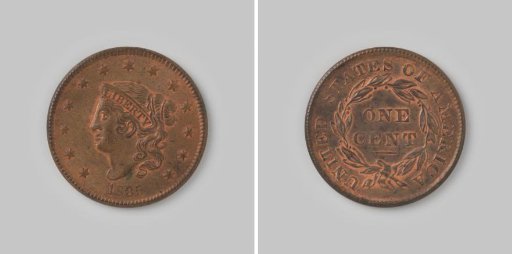 Cent from the United States of America, 1835