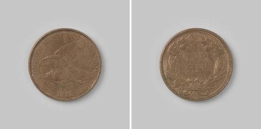 Cent from the United States of America, 1858