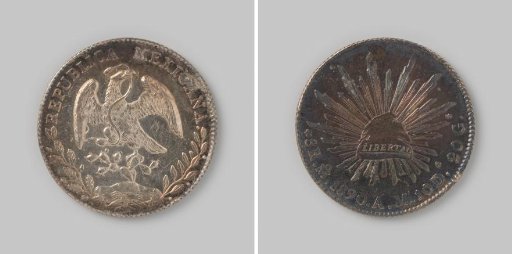Peso or eight reals from Mexico, 1890