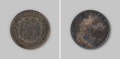 ½ dollar for British West Indies of King George IV, 1822