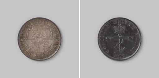 ¼ dollar for British West Indies of King George IV, 1822