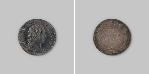 12 sols from French West Indies (Isles du Vent) of King Louis XV, 1731