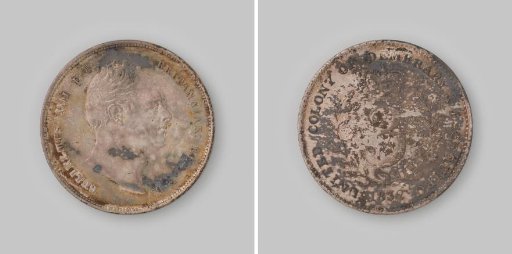 3 guilders from Essequibo & Demarary of King William IV, 1832