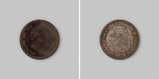 1/8 guilder from Essequibo & Demerara of King William IV, 1832