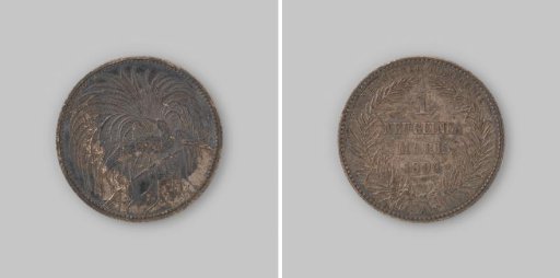 Neuguinea Mark from German New Guinea, 1894