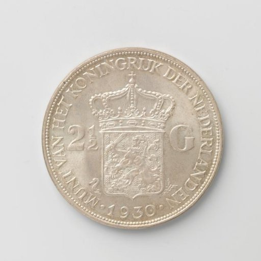 Dutch 2½ guilders, 1930