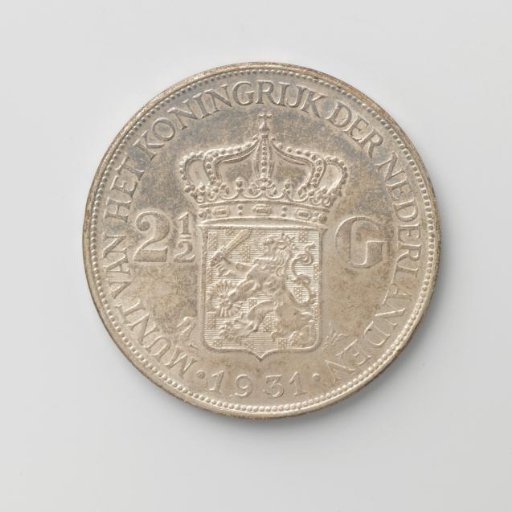 Dutch 2½ guilders, 1931