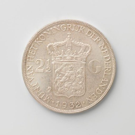 Dutch 2½ guilders, 1932