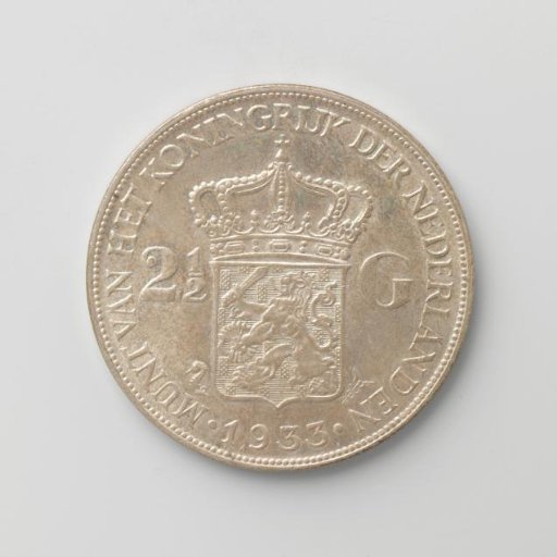 Dutch 2½ guilders, 1933