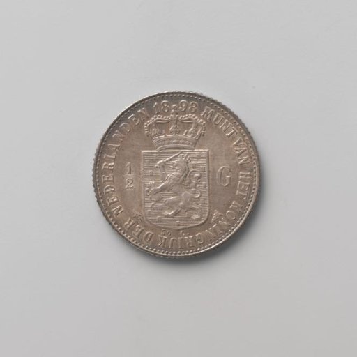 Dutch ½ guilder, 1898