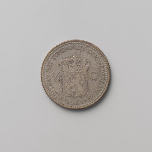 Dutch ½ guilder, 1921
