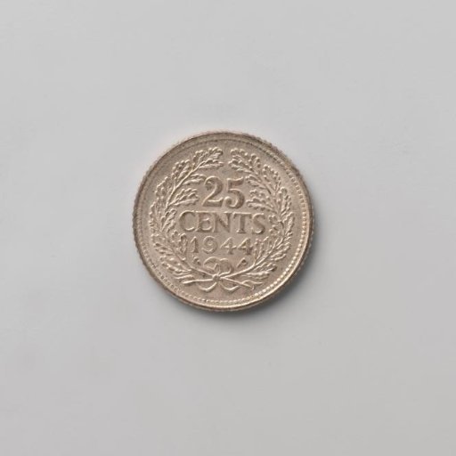 Dutch 25 cents, 1944