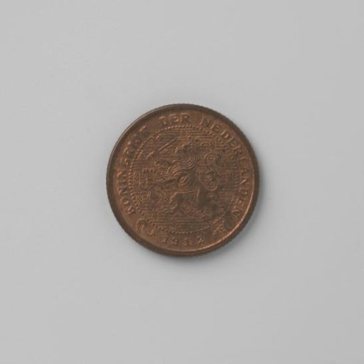 Dutch half cent, 1912