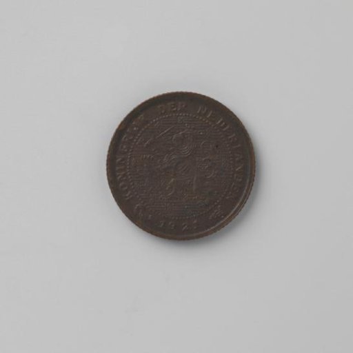 Dutch half cent, 1921