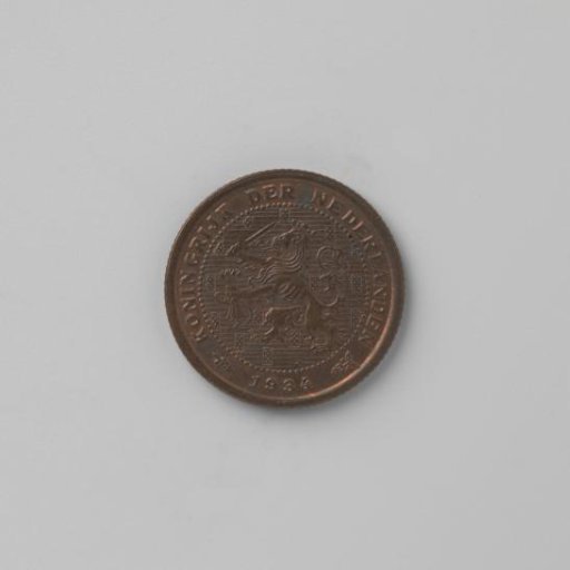 Dutch half cent, 1934