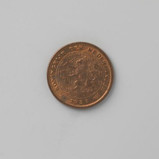 Dutch half cent, 1937