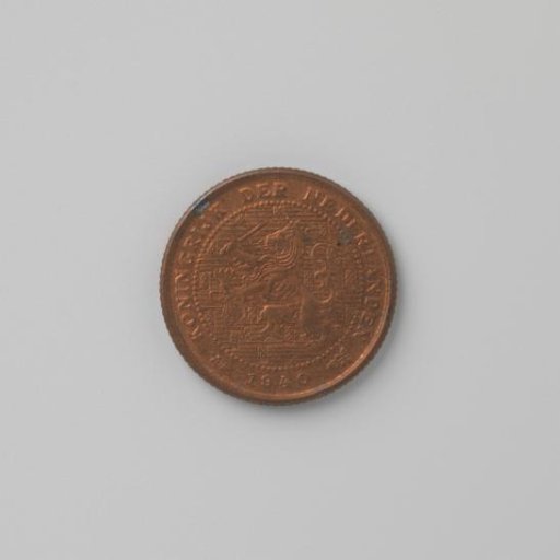 Dutch half cent, 1940