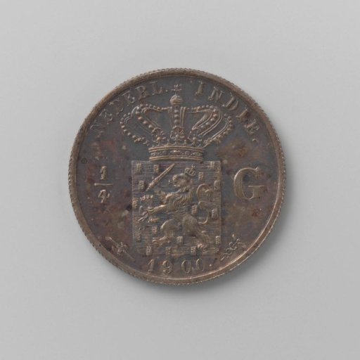¼ guilder of the Dutch East Indies, 1900
