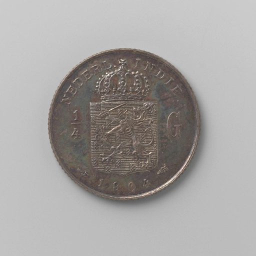 ¼ guilder of the Dutch East Indies, 1904