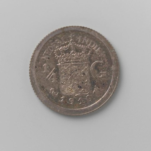¼ guilder of the Dutch East Indies, 1910
