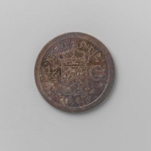 ¼ guilder of the Dutch East Indies, 1917