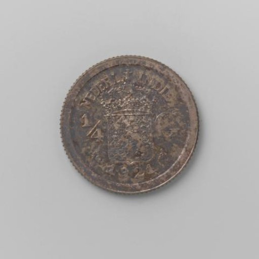 ¼ guilder of the Dutch East Indies, 1921