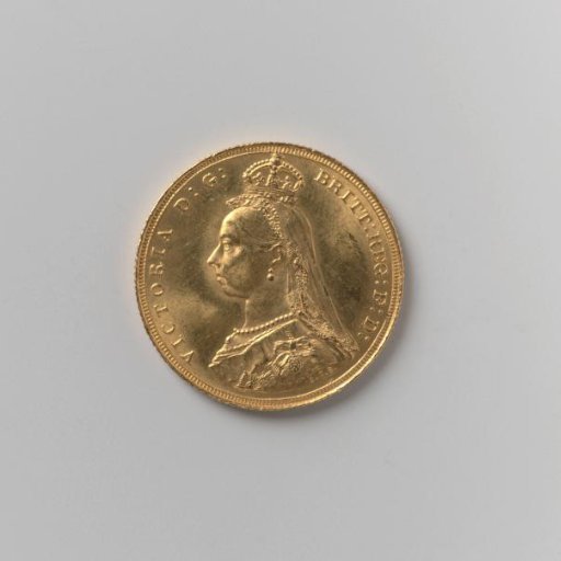 Sovereign from England by Victoria, 1887