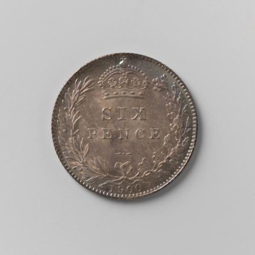 6 pence from England of Victoria, 1900
