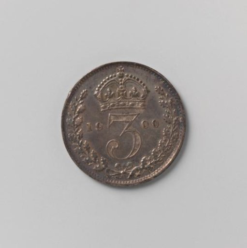3 pence from England of Victoria, 1899