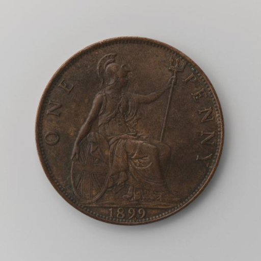 Penny from England of Victoria, 1899