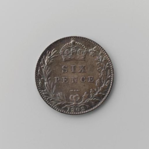 6 pence from England of Edward VII, 1902