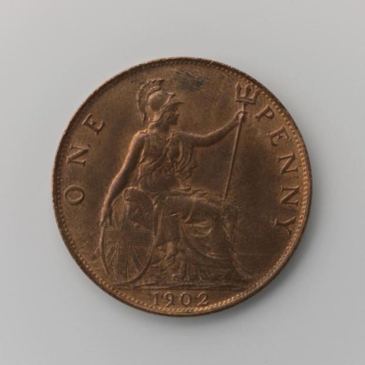 Penny from England of Edward VII, 1902