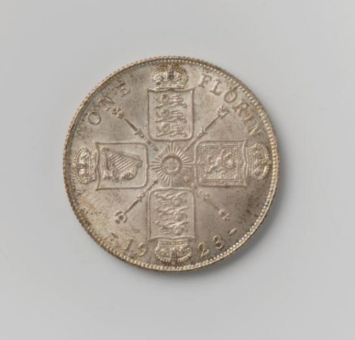 Florin from England of George V, 1923